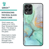 Green Marble Glass Case for Samsung Galaxy M53 5G
