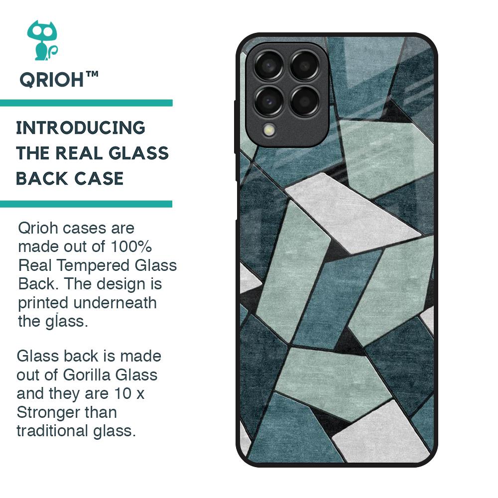 Abstact Tiles Glass Case for Samsung Galaxy M53 5G