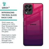 Wavy Pink Pattern Glass Case for Samsung Galaxy M53 5G