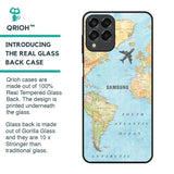 Fly Around The World Glass Case for Samsung Galaxy M53 5G