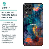 Colored Storm Glass Case for Samsung Galaxy M53 5G