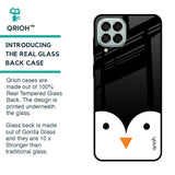 Cute Penguin Glass Case for Samsung Galaxy M53 5G
