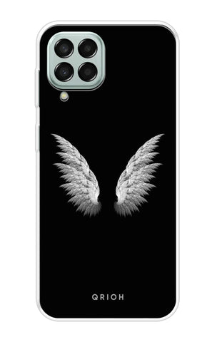 White Angel Wings Samsung Galaxy M53 5G Back Cover