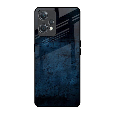 Dark Blue Grunge OnePlus Nord CE 2 Lite 5G Glass Back Cover Online