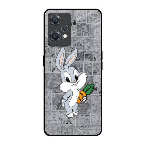 Cute Baby Bunny OnePlus Nord CE 2 Lite 5G Glass Back Cover Online