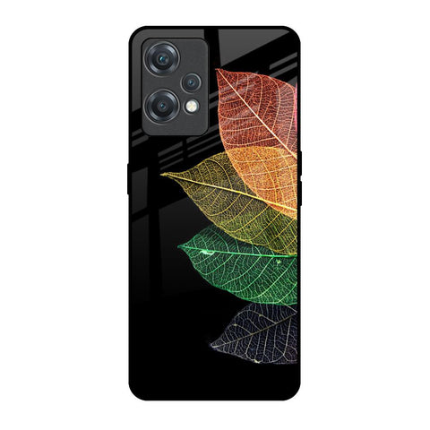 Colorful Leaves OnePlus Nord CE 2 Lite 5G Glass Back Cover Online