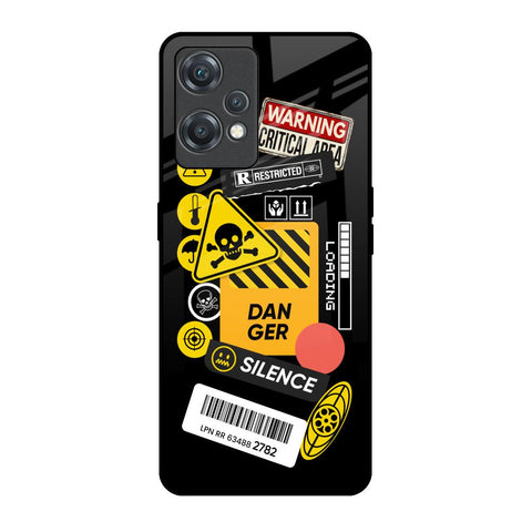 Danger Signs OnePlus Nord CE 2 Lite 5G Glass Back Cover Online