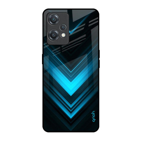 Vertical Blue Arrow OnePlus Nord CE 2 Lite 5G Glass Back Cover Online