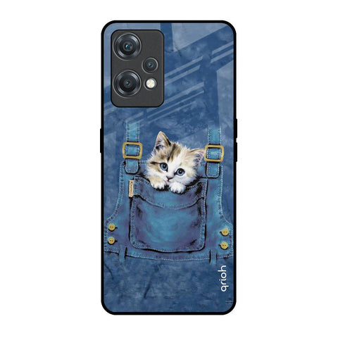 Kitty In Pocket OnePlus Nord CE 2 Lite 5G Glass Back Cover Online