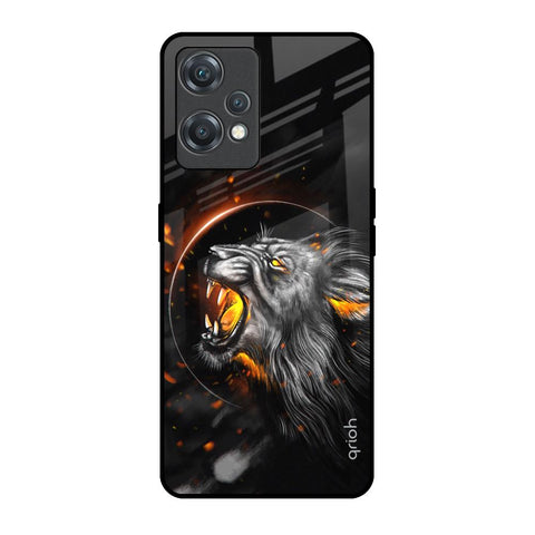 Aggressive Lion OnePlus Nord CE 2 Lite 5G Glass Back Cover Online