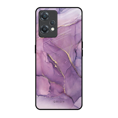 Purple Gold Marble OnePlus Nord CE 2 Lite 5G Glass Back Cover Online