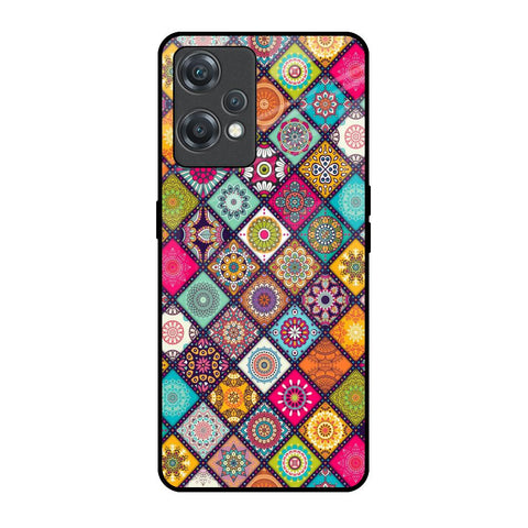 Multicolor Mandala OnePlus Nord CE 2 Lite 5G Glass Back Cover Online