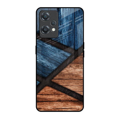 Wooden Tiles OnePlus Nord CE 2 Lite 5G Glass Back Cover Online