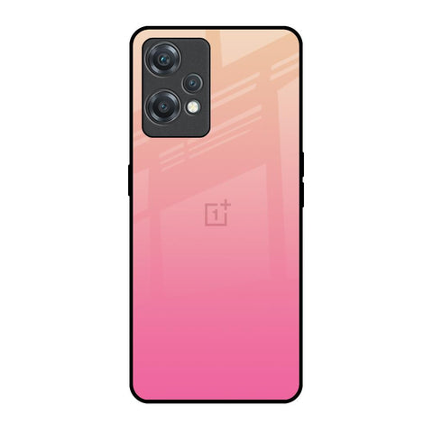 Pastel Pink Gradient OnePlus Nord CE 2 Lite 5G Glass Back Cover Online