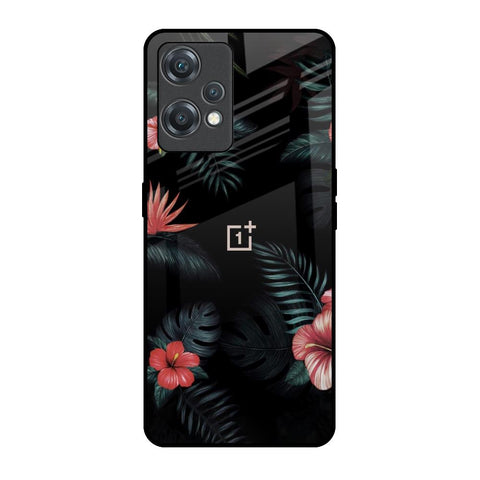 Tropical Art Flower OnePlus Nord CE 2 Lite 5G Glass Back Cover Online
