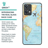 Travel Map Glass Case for OnePlus Nord CE 2 Lite 5G