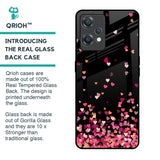 Heart Rain Fall Glass Case For OnePlus Nord CE 2 Lite 5G