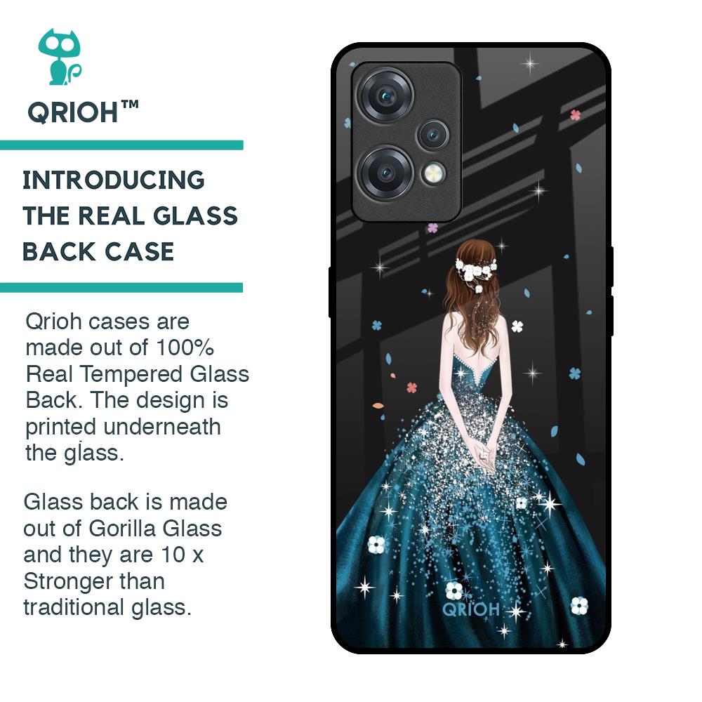 Queen Of Fashion Glass Case for OnePlus Nord CE 2 Lite 5G