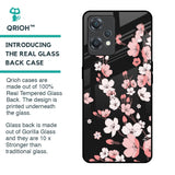 Black Cherry Blossom Glass Case for OnePlus Nord CE 2 Lite 5G