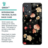 Black Spring Floral Glass Case for OnePlus Nord CE 2 Lite 5G