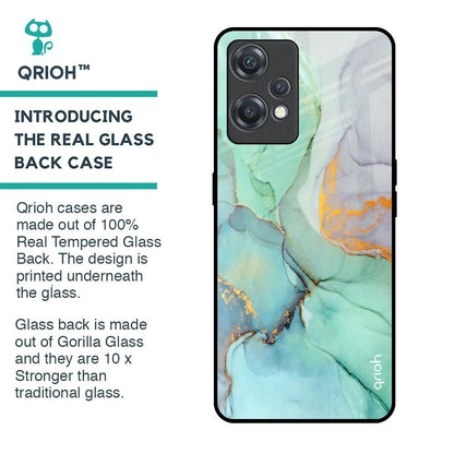 Green Marble Glass Case for OnePlus Nord CE 2 Lite 5G