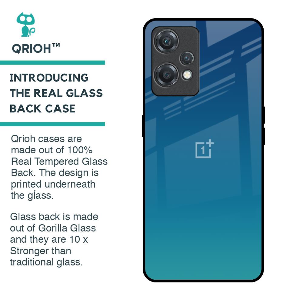 Celestial Blue Glass Case For OnePlus Nord CE 2 Lite 5G