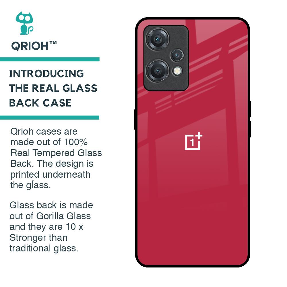Solo Maroon Glass case for OnePlus Nord CE 2 Lite 5G