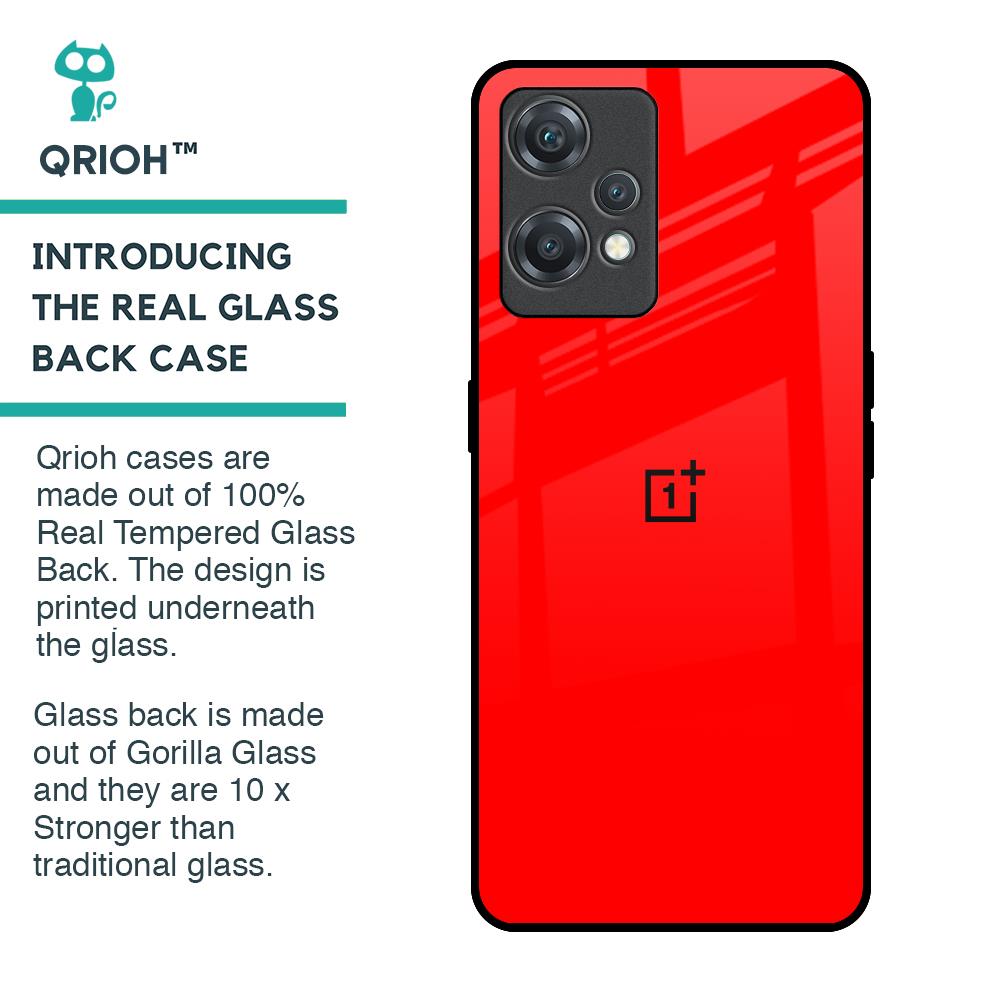 Blood Red Glass Case for OnePlus Nord CE 2 Lite 5G