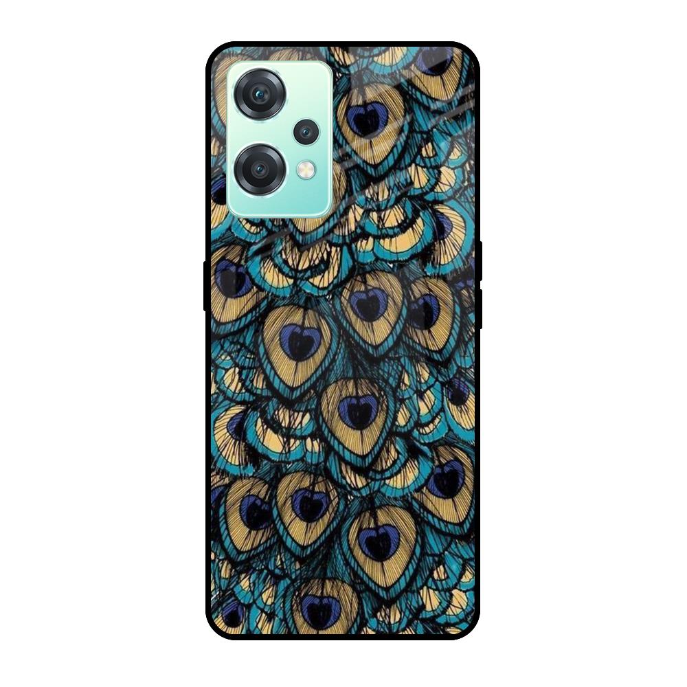 Peacock Feathers OnePlus Nord CE 2 Lite 5G Glass Cases & Covers Online