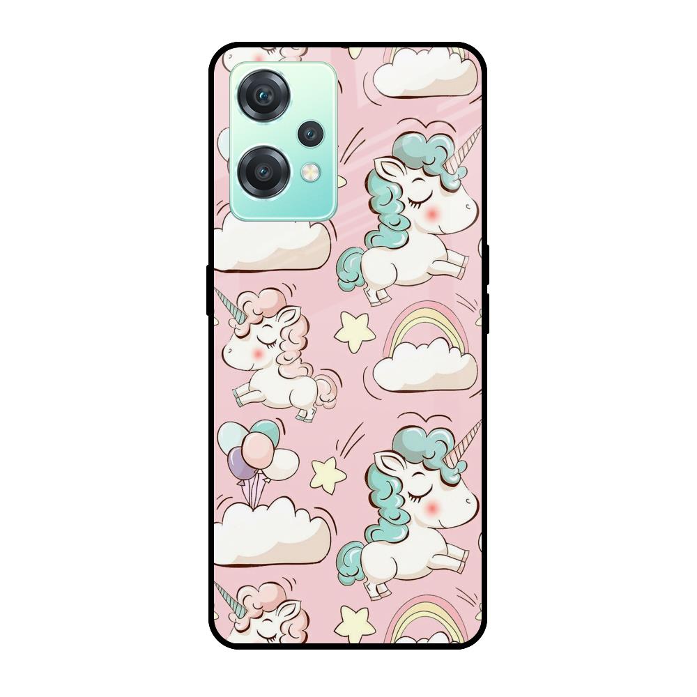 Balloon Unicorn OnePlus Nord CE 2 Lite 5G Glass Cases & Covers Online