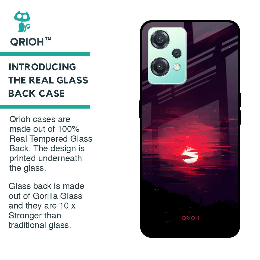 Morning Red Sky Glass Case For OnePlus Nord CE 2 Lite 5G
