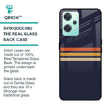 Tricolor Stripes Glass Case For OnePlus Nord CE 2 Lite 5G