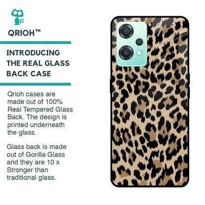 Leopard Seamless Glass Case For OnePlus Nord CE 2 Lite 5G