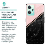 Marble Texture Pink Glass Case For OnePlus Nord CE 2 Lite 5G