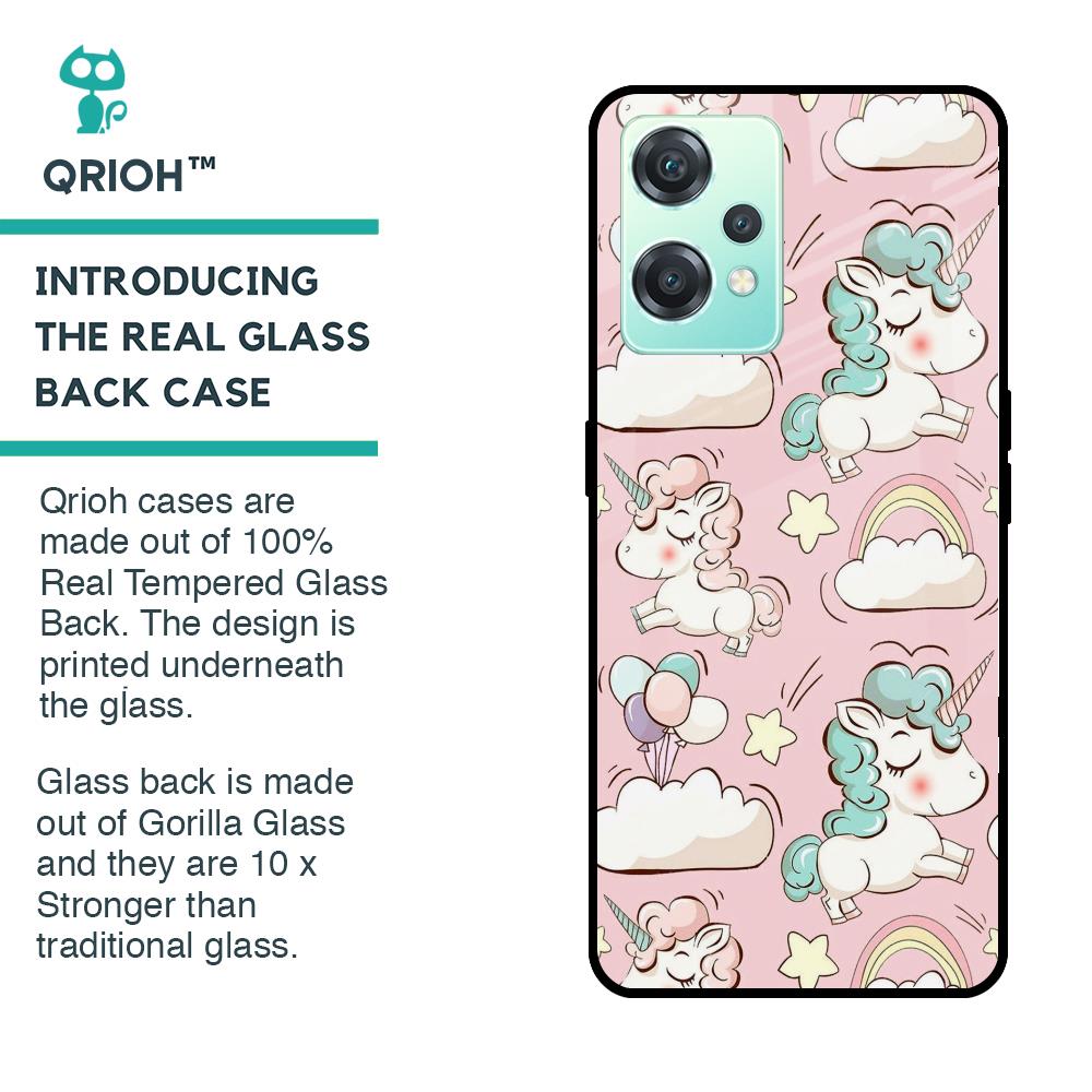 Balloon Unicorn Glass case for OnePlus Nord CE 2 Lite 5G