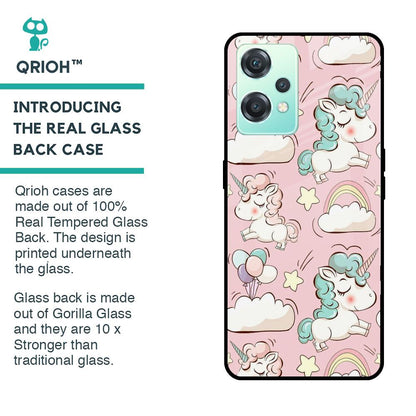 Balloon Unicorn Glass case for OnePlus Nord CE 2 Lite 5G