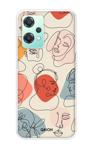 Abstract Faces OnePlus Nord CE 2 Lite 5G Back Cover