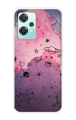 Space Doodles Art OnePlus Nord CE 2 Lite 5G Back Cover