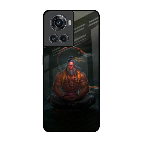 Lord Hanuman Animated OnePlus 10R 5G Glass Back Cover Online