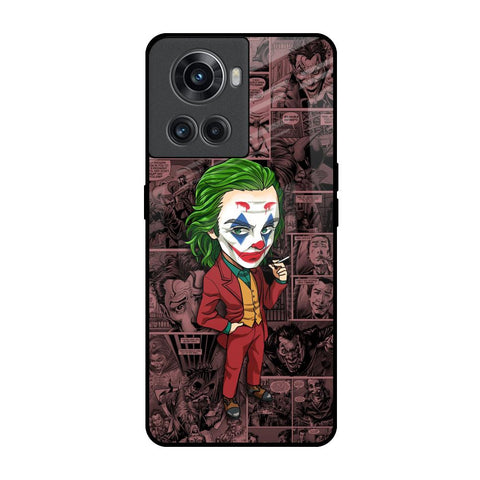 Joker Cartoon OnePlus 10R 5G Glass Back Cover Online