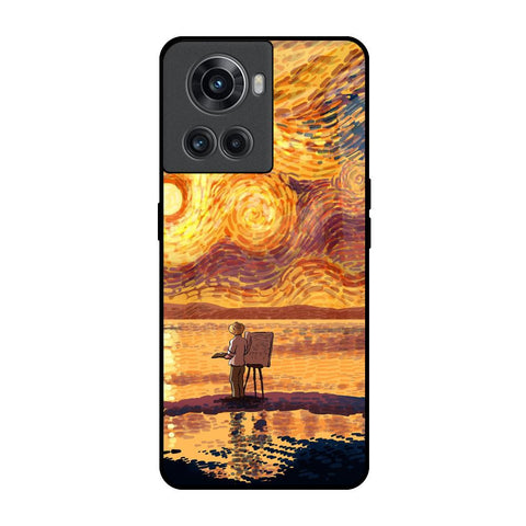 Sunset Vincent OnePlus 10R 5G Glass Back Cover Online