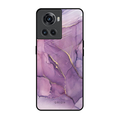 Purple Gold Marble OnePlus 10R 5G Glass Back Cover Online