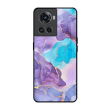 Alcohol ink Marble OnePlus 10R 5G Glass Back Cover Online