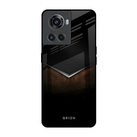 Dark Walnut OnePlus 10R 5G Glass Back Cover Online