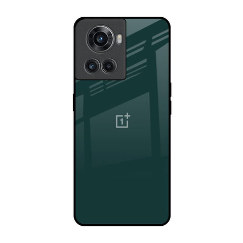 Olive OnePlus 10R 5G Glass Back Cover Online