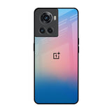 Blue & Pink Ombre OnePlus 10R 5G Glass Back Cover Online