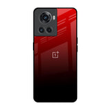 Maroon Faded OnePlus 10R 5G Glass Back Cover Online