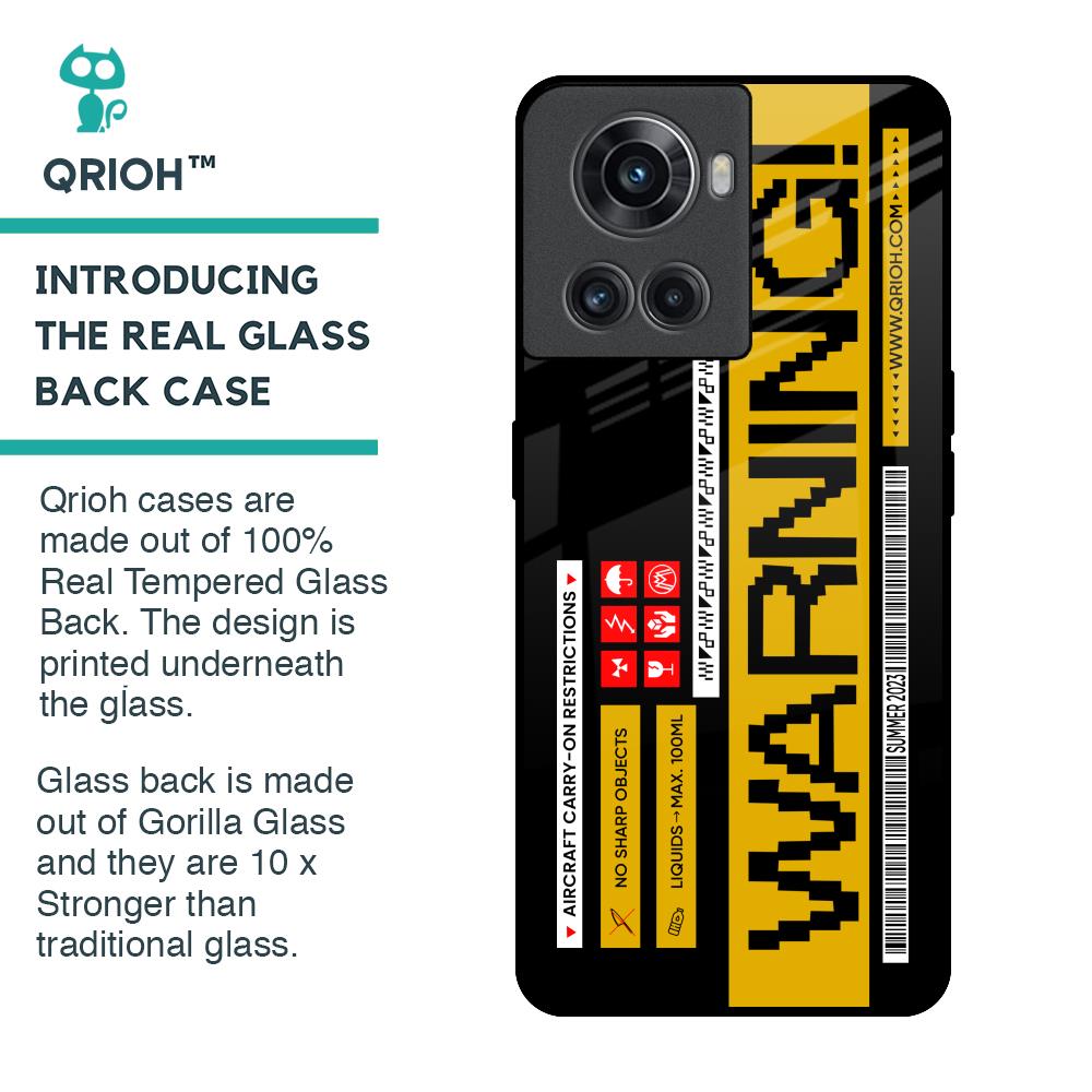 Aircraft Warning Glass Case for OnePlus 10R 5G