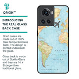 Travel Map Glass Case for OnePlus 10R 5G