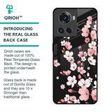 Black Cherry Blossom Glass Case for OnePlus 10R 5G